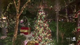 Holiday winter wonderland on full display at Sam's Town Mystic Falls Park