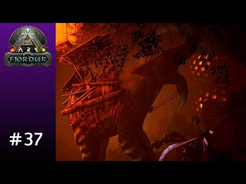 Stomping Beyla with Deinotherium & Acrocanthosaurus!  ARK Fjordur Let's Play Ep. 37