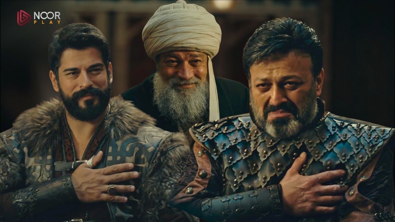 المؤسس عثمان | كوسيس ينطق الشهادة ويعلن إسلامه أمام الشيخ أديبالي!