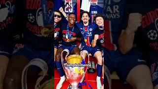 PSG Campeão da Champions League! • #lfut #futebol #shorts
