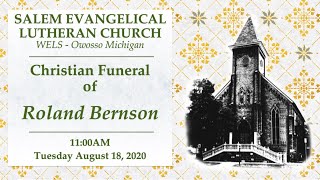 Christian Funeral Of Roland Bernson