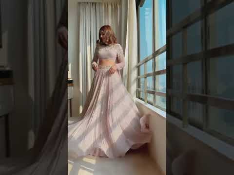 A lilac #lehenga for the win ✨ #shorts #aza #fashion #trending