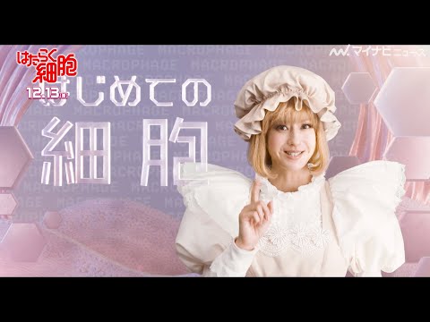 “マクロファージ”松本若菜、“血小板”を優しく説明!可愛すぎる子役オールスターズが大活躍 映画『はたらく細胞』本編映像公開
