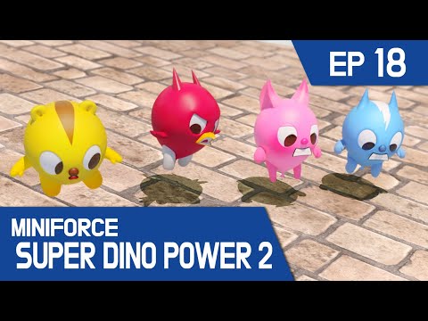 [KidsPang] MINIFORCE Super Dino Power2 Ep.18: Wrestling With the Balloon Monster