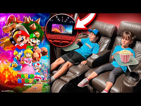 ASSISTIMOS SUPER MARIO BROS NO CINEMA DOS ESTADOS UNIDOS! - Família Brancoala