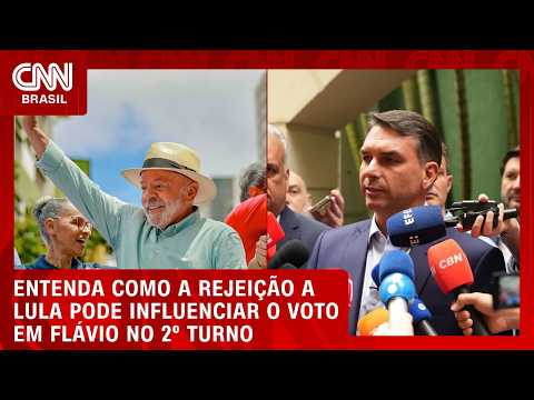 Voto em Flávio Bolsonaro no 2° turno será marcado por rejeição a Lula, diz especialista | NOVO DIA