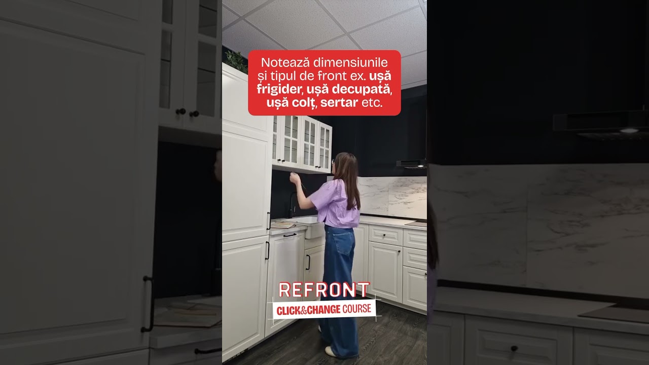 How to measure kitchen fronts