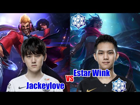 Jackeylove招牌德莱vsEstar Wink赛娜 JKL Draven vs Wink Senna in KR SoloQ 2019