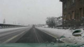 preview picture of video 'Neve in autostrada'