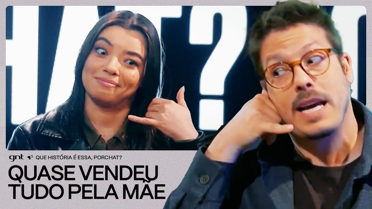 Mãe SEQUESTRADA? Larissa pulou o muro e quase VENDEU TUDO! 😂 | Que História É Essa, Porchat?