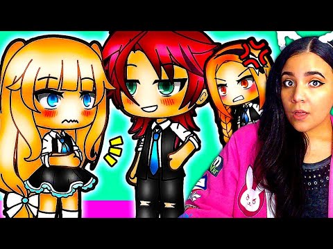 🤫 SECRETLY Dating the School's POPULAR Boy! 💞 Gacha Life Mini Movie Love Story Reaction
