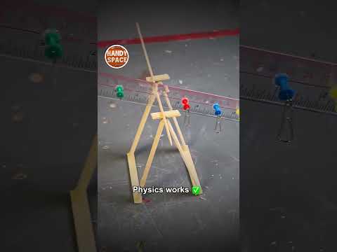 ഭൗതികശാസ്ത്രം പ്രവർത്തിക്കുന്നു! സന്തുലിതാവസ്ഥയുടെ ശക്തി! #ഭൗതികശാസ്ത്രം