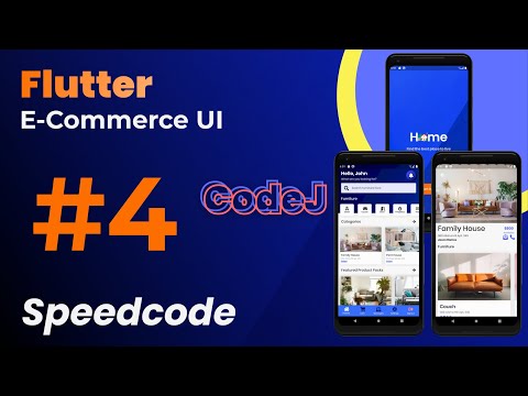 Flutter E-Commerce App | UI Speedcode