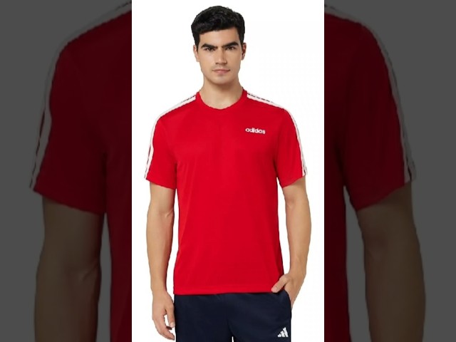 Vídeo relacionado con adidas Hombre Train Essentials 3-Stripes Training Tee, White/Black, S
