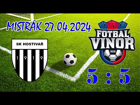 FK VINOŘ 1928 z.s. - SK HOSTIVAŘ z.s. (27.04.2024)