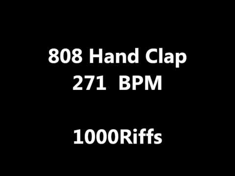 808 Hand Clap Metronome : 271 BPM - Beats Per Minute