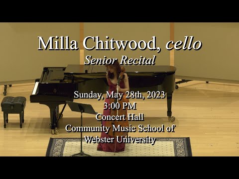 Milla Chitwood, cello | Senior Recital 2023