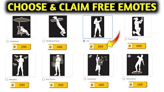 CHOOSE & CLAIM FREE EMOTE🤯 जल्दी करो🔥| How to Get Free Emote | Lol Emote Free Fire | Ff new event