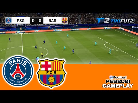 PSG vs BARCELONA | Gameplay PES 2021 | UEFA Champions League 2026