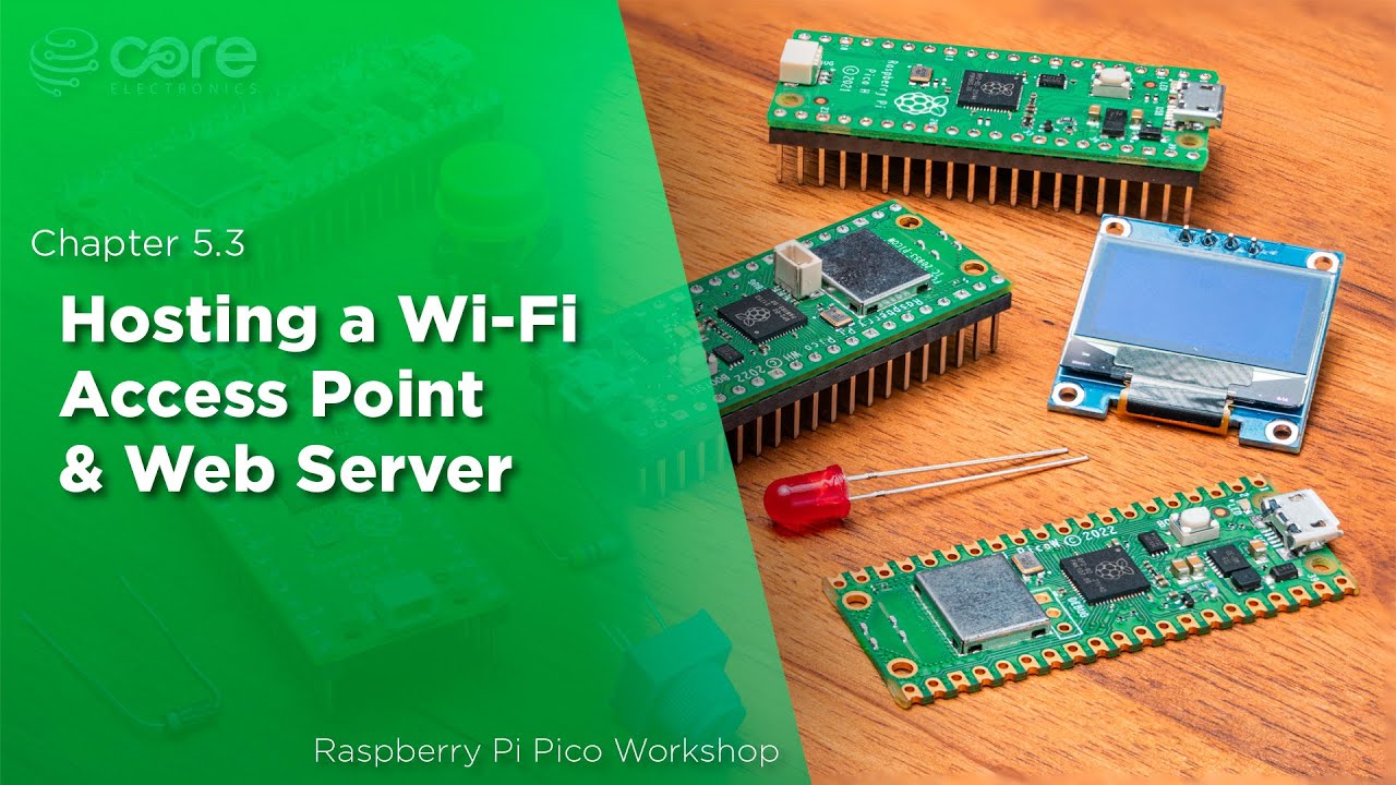 How to Host a HTTP Webpage on a Pico  | Raspberry Pi Pico Workshop: Chapter 5.3