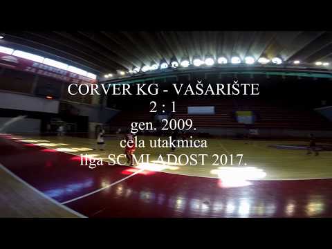 COERVER KG - VAŠARIŠTE 2 : 1, gen. 2009. - liga SC MLADOST, cela utakmica