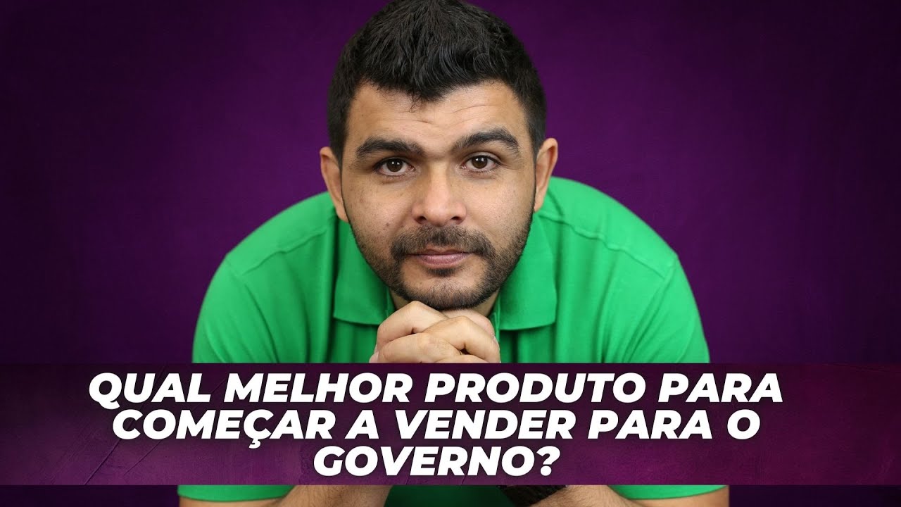 Qual o melhor produto para começar a vender para o governo? | Bate Papo com Lucas