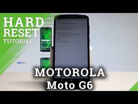 How to Factory Reset MOTOROLA Moto G6 - Wipe Data / Format Data |HardReset.Info