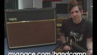 Video thumbnail for Sean Gould of BandCamp with VOX AC30CC2X Custom Classic by Vox Amps