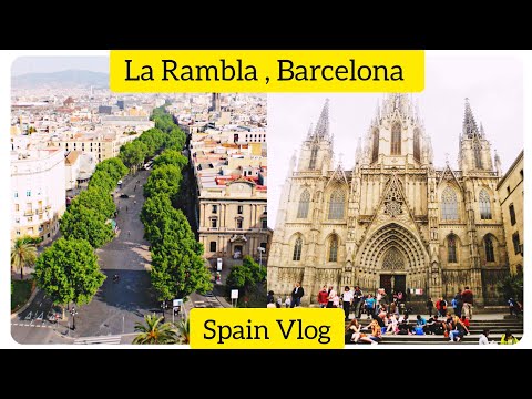 La Rambla Walking Tour | Explore Barcelona Iconic Street | Spain Travel Vlog