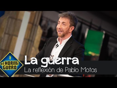 Pablo Motos se 'pasa de la raya' hablando de la guerra - El Hormiguero