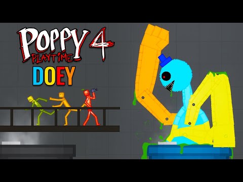 Poppy Playtime 4: DOEY The Doughman Sad Story in Melon Playground - People Playground