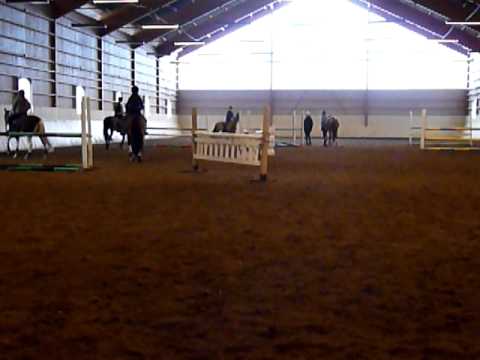 Vilma & Speedy hoppträning för Fredrik Spetz