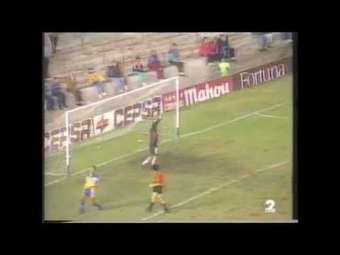 Mallorca - Cadiz 1 -  0 Temporada 1991-92  Debut de Molondro