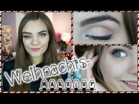 WEIHNACHTS-MAKE-UP TUTORIAL ❄ Get Ready With Me! Video