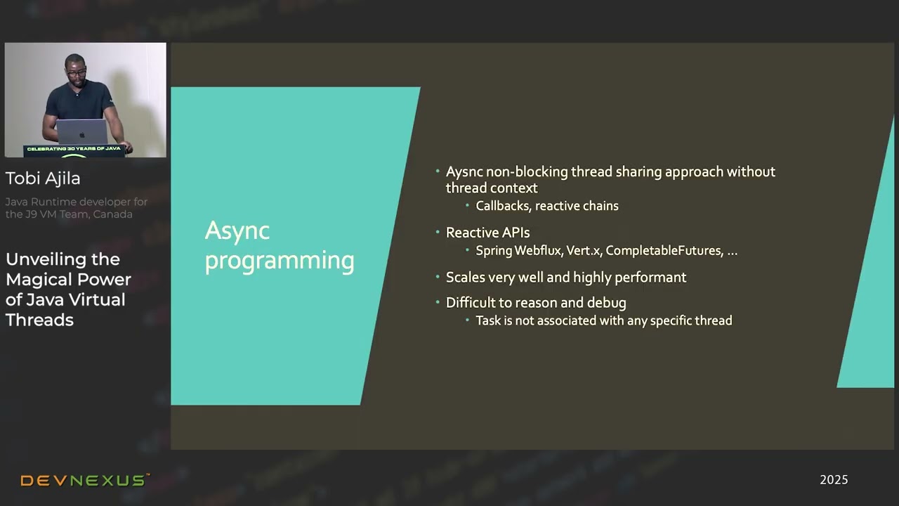 Devnexus 2025 - Unveiling the Magical Power of Java Virtual Threads - Tobi Ajila