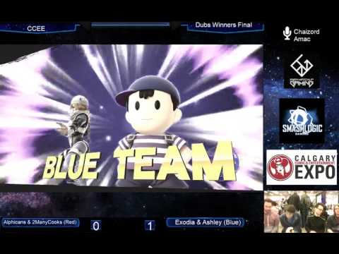 CCEE 2017 Smash 4 Doubles - TEG | Alphicans & TEG | 2ManyCooks Vs. Exodia & Ashley - Winners Finals