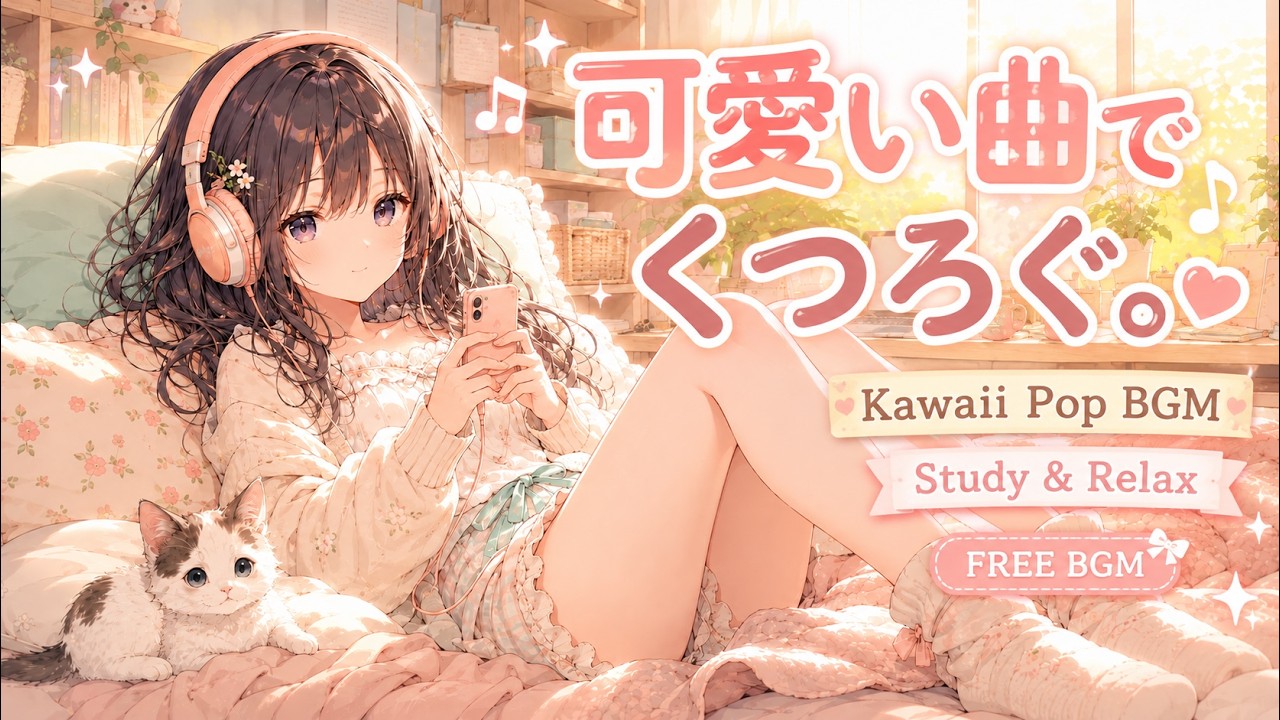 可愛い曲でひたすらくつろぐ。