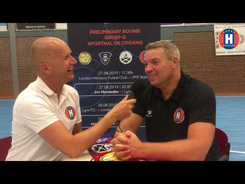 Coach Sander van Dijk blikt vooruit op de Champions League