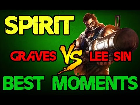 Fnatic Spirit as Graves vs Lee Sin | BEST MOMENTS