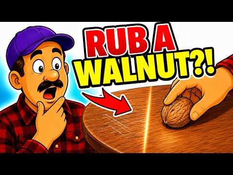 Rub a Walnut on a Scratched Table — Does This Weird Fix Actually Work?
