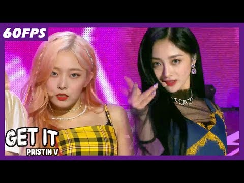 60FPS 1080P | PRISTIN V - Get it, 프리스틴 V - 네 멋대로 Show Music Core 20180602