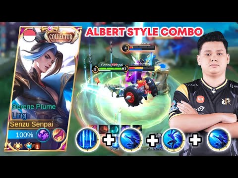 LING ALBERT STYLE COMBO FASTHAND FREESTYLE KILL • Mobile Legends