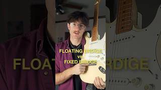 Floating vs. fixed bridge… #guitar #guitarist #guitartalk #stratocaster #guitarsetup #guitartech