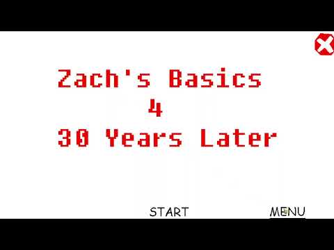 Zach Is Back Again To Kill Me | Zach's Basics 4: 😨30 Years Later😨 - Baldi's Basics V1.4.1 Mod