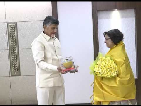 AP CM FELICITATED CHAIRMAN OF INLAND WATERWAYS AT SECRETARIAT ON 13062017