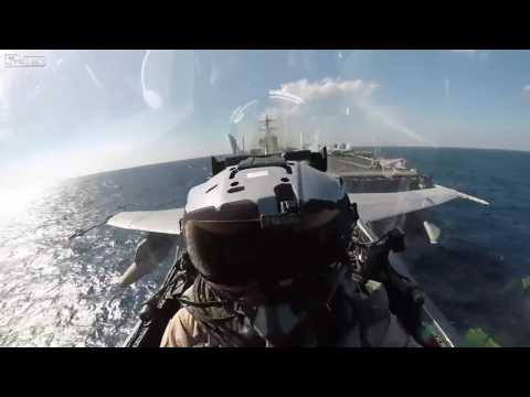 F/A-18C Hornet Catapult Launch - Cockpit Cam