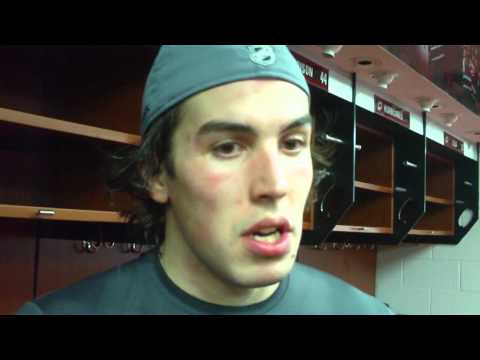 Carolina Hurricanes Justin Faulk after 6-3 win over Buffalo Sabres on 1 24 13