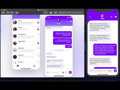 Designing Chat UI Using SwiftUI Ep2 - Stylish Chat UI Using SwiftUI - Chat App Design Using SwiftUI.