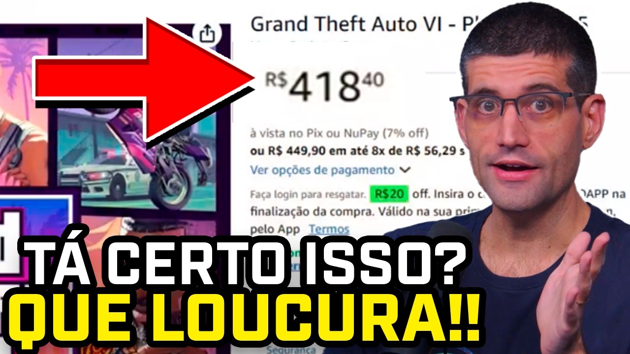 A MÍDIA FÍSICA de GTA 6 está MAIS BARATA que a DIGITAL!! #flowgames