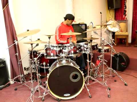 Luis Burgos on the Drums